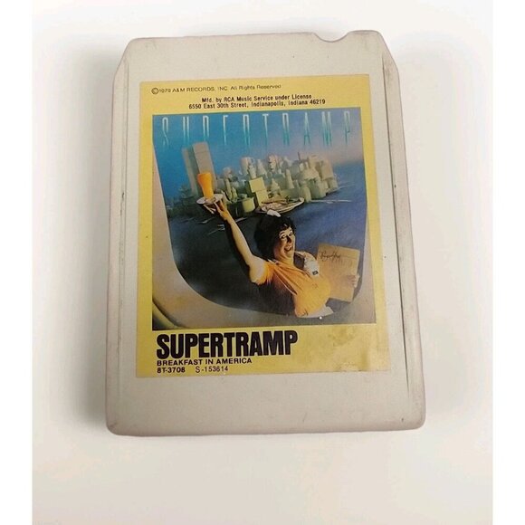 Supertramp- Breakfast In America 8-Track Tape. - Picture 1 of 6
